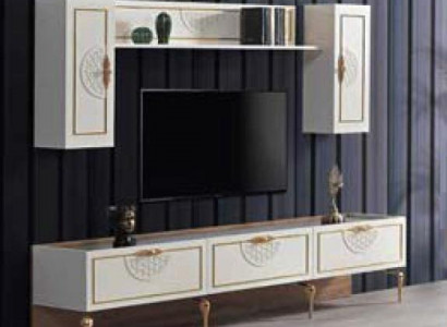 Armoire TV Mobilier italien Salon Commode de luxe Bahut